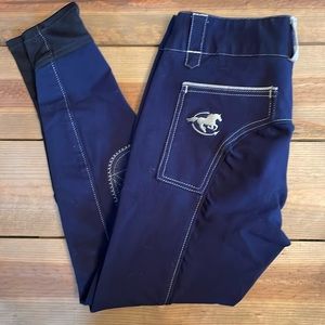 Navy Blue Knee Patch Piper britches